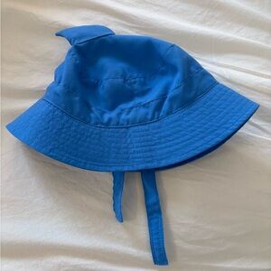 Carter's Swim Bright Blue Shark Fin Bucket Hat with Velcro Chin Tie